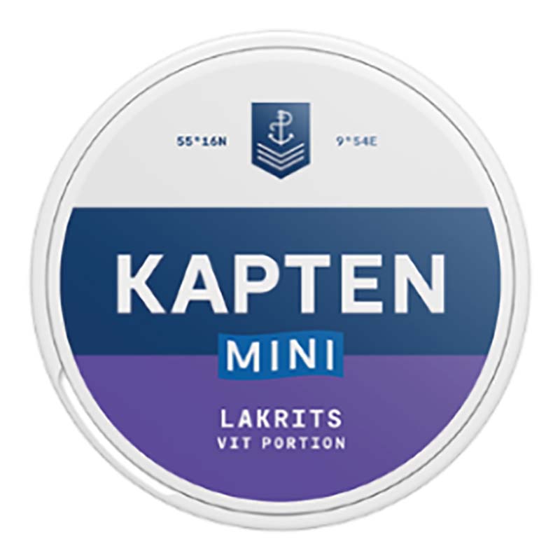 Kapten Vit Lakrits MINI 2