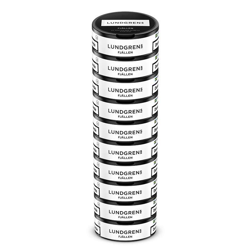 Lundgrens Fjallen Vit Portion Stock