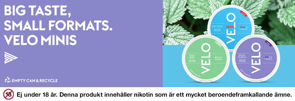 VELO Snus Mini familjen