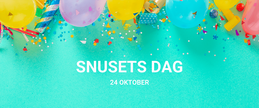 Fyra anledningar att fira snusets dag 24 oktober!