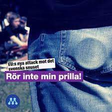 Moderaternas slogan: Rör inte min prilla