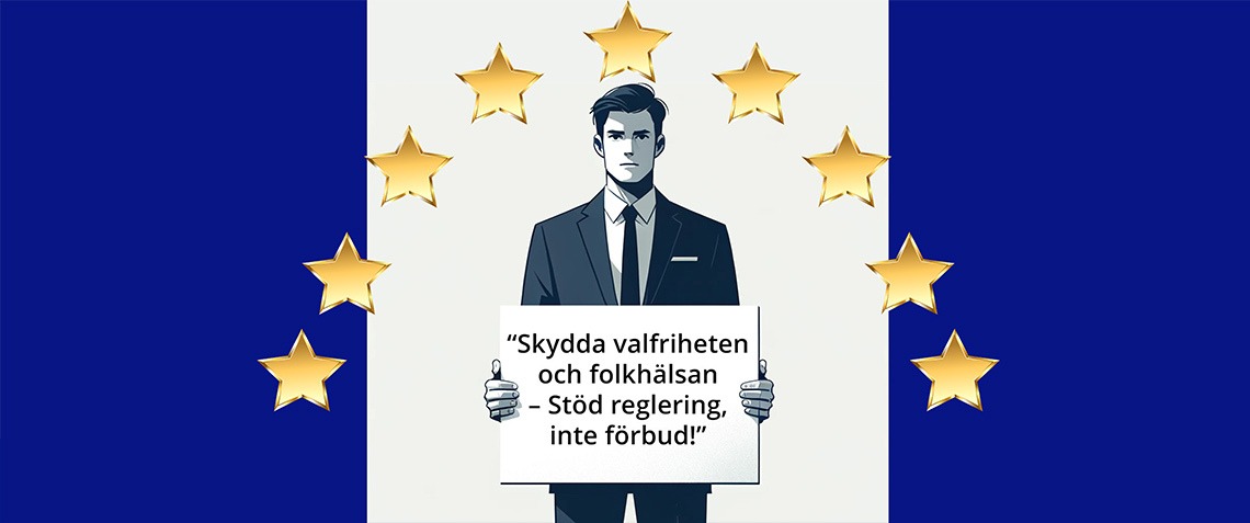 Sveriges regering behöver ta större ansvar för reglering av snusmarknaden