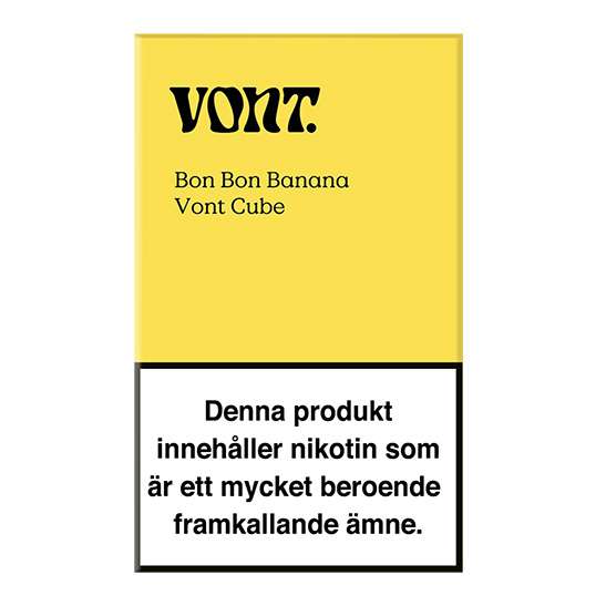 VONT Cube Banana Package 14 mg