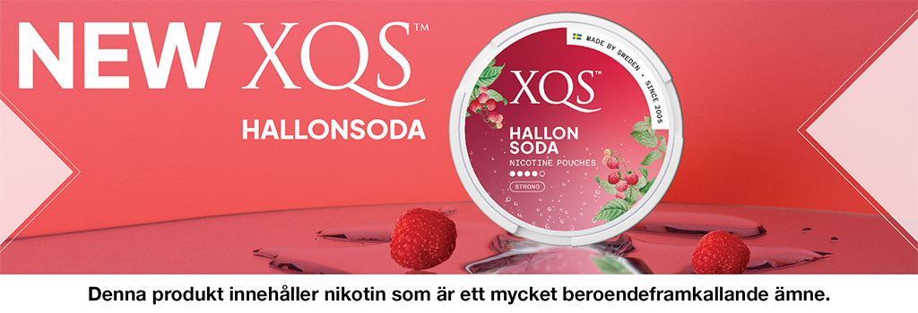 XQS Banner Hallonsoda Top Banner
