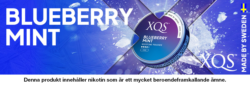 XQS Blueberry Mint Strong Top Banner