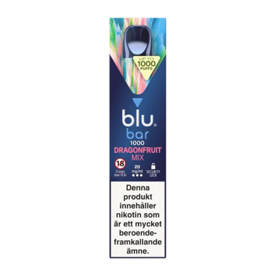Blu Bar 1000 Dragonfruit Mix 20mg