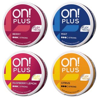 on! Plus Strong Mix 4 pack