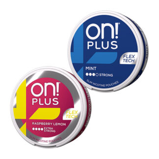 on! Plus Mix Mint & Raspberry Lemon 2 pack